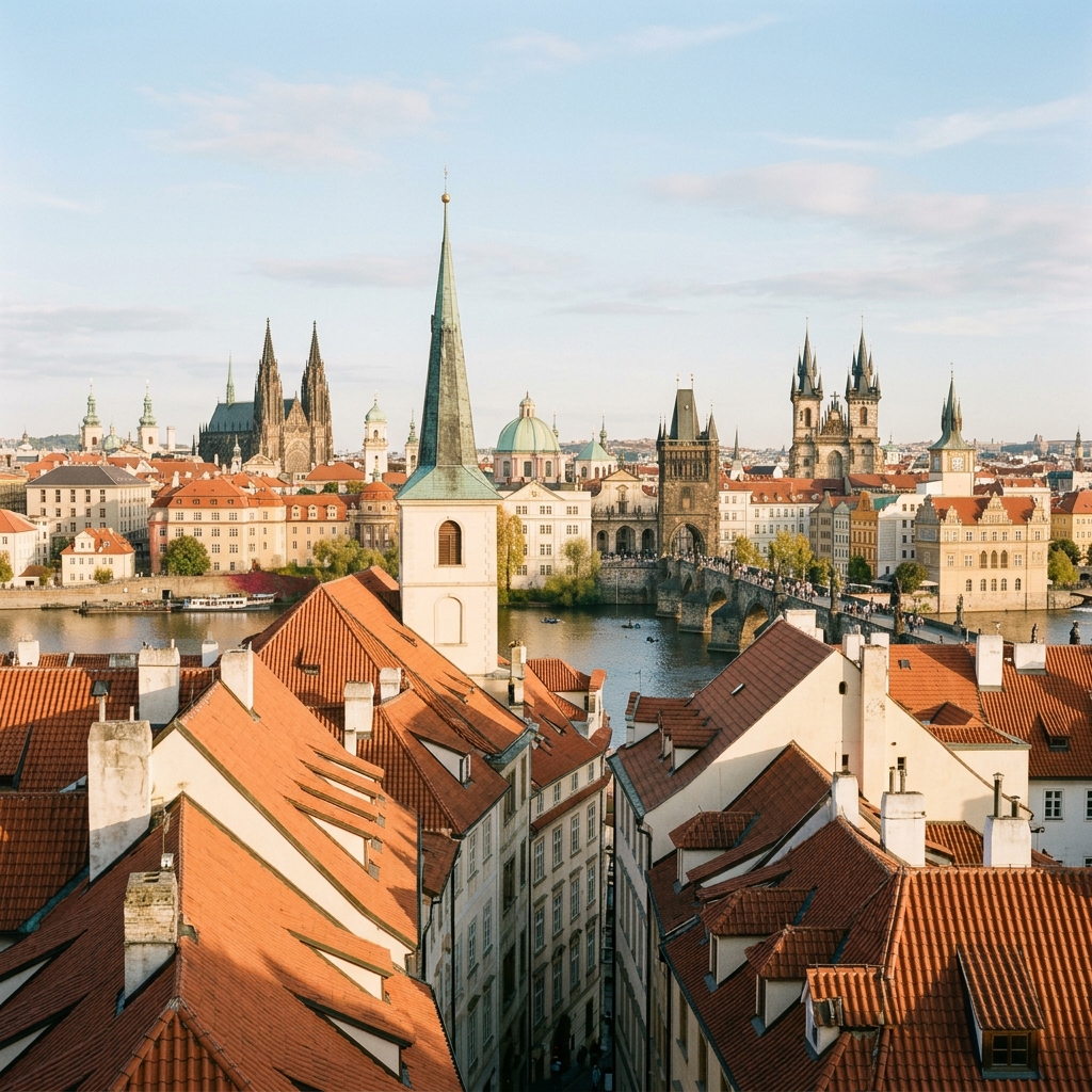 Prague streetscape